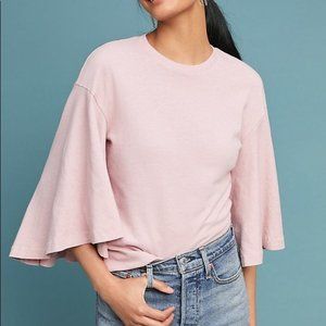 Citizens of Humanity Blush Pink Flutter / Bell Tee
